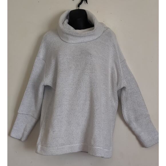 Ava & Viv Cowl Neck Sweater Size X (14) HEAVY DUTY KNIT Outdoor Warm WHITE Gray - Picture 15 of 16